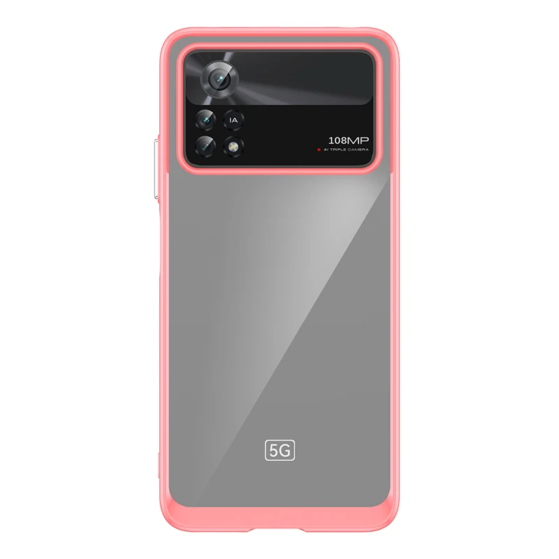 Transparent Case For Xiaomi Poco X4 Pro 5G Case Colorful Protective Silicone Case For Poco X4 Pro 5G Cover For Poco X4 Pro 5G