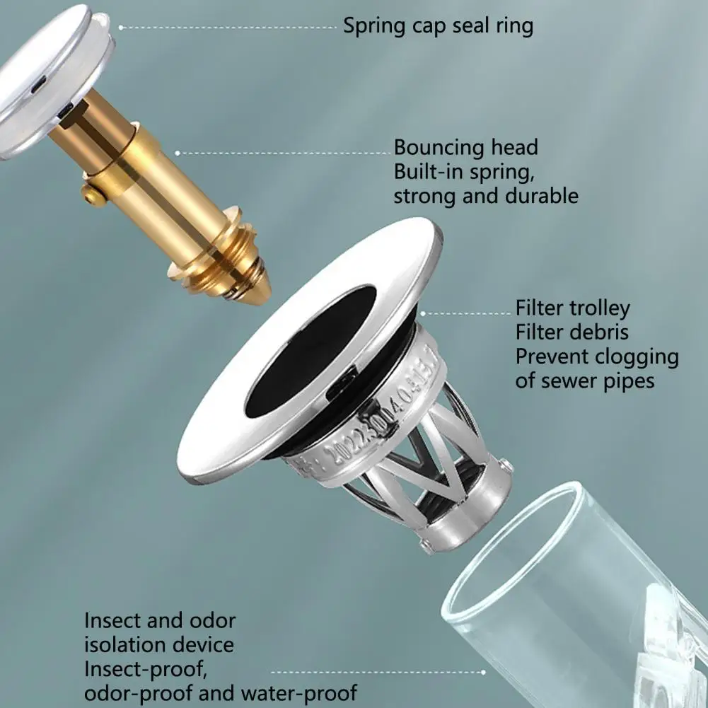 

Практичная герметичная пробка для воды, фильтр для слива, защита от ржавчины, фильтрация пробка для слива раковины