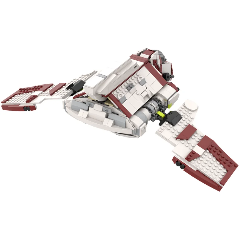 778 деталей MOC: Альтернативная модель атакующего шаттла класса Nu Republic для космических сражений, научно-фантастическая модель, конструктор, игрушка, подарок (art.: 3920dc15a5bbd) - 3920dc15a5bbd