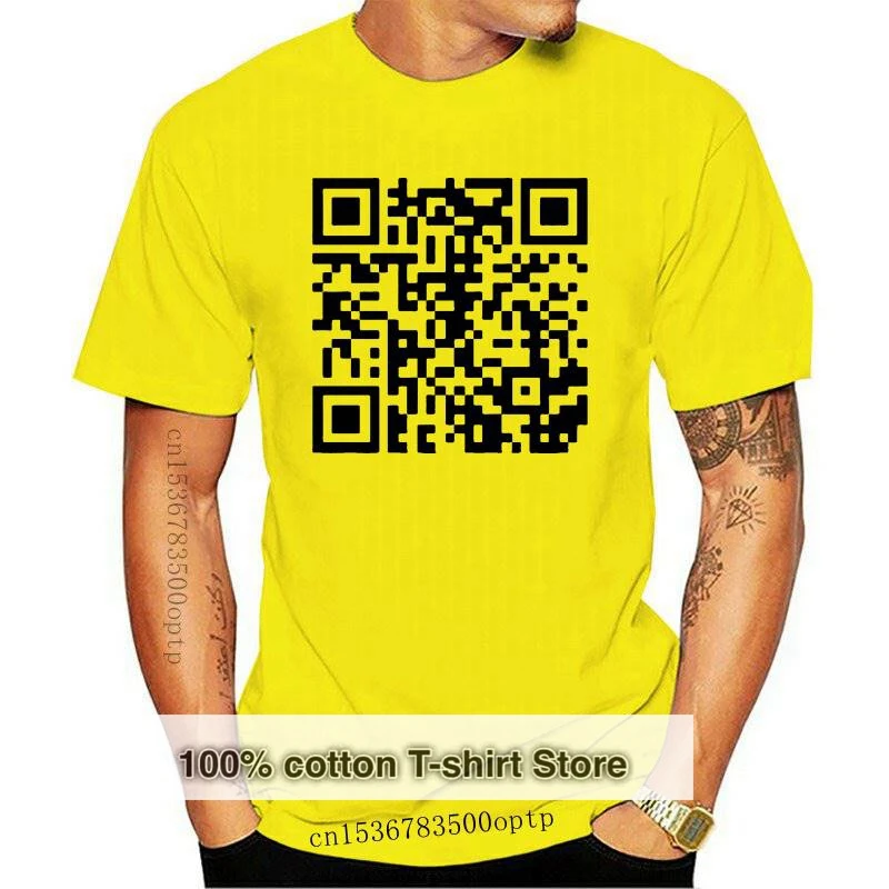 

New Men t-shirt QR Code tshirt Women t shirt