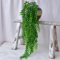artificial flowers 90cm willow vine hanging fake plant home garden festival wedding party simulated leaves garden decorations