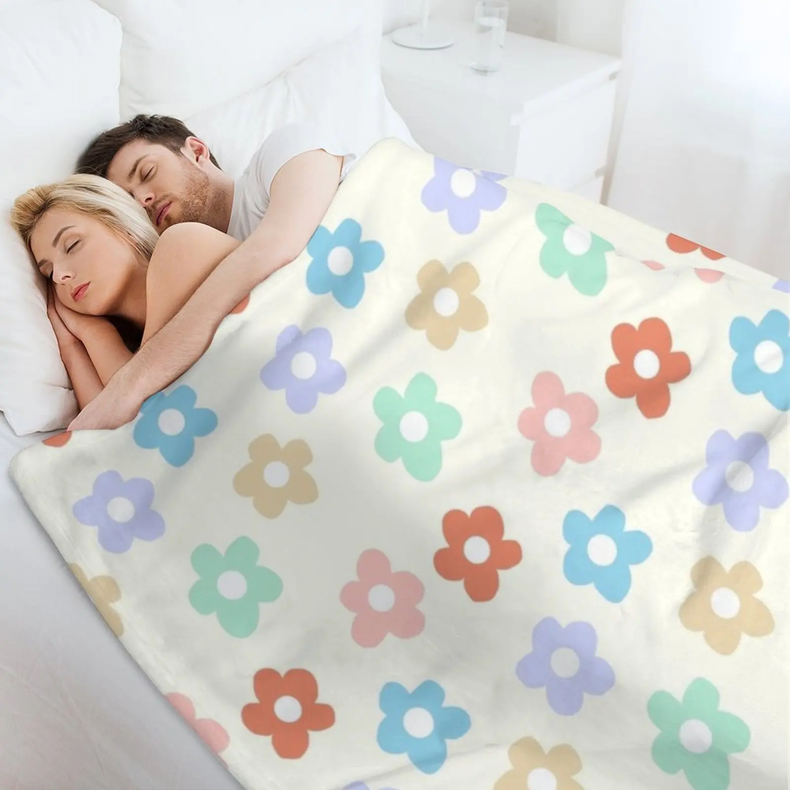 Винтажное одеяло с изображением цветов в стиле манга модные диваны для дивана