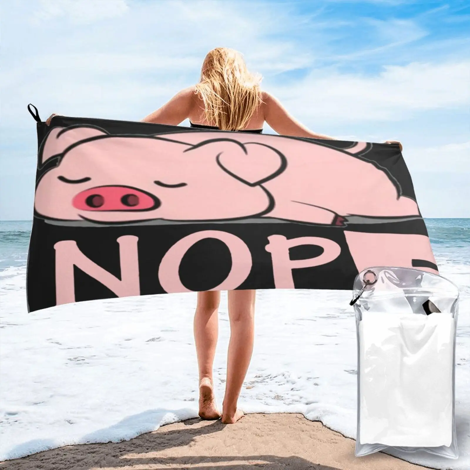 

Lazy Pig Pajamas Albums Dress Beach Towel Towels Bathroom For Home Towel Beach Blanket Bath And Shower Beach Large Beach Towel