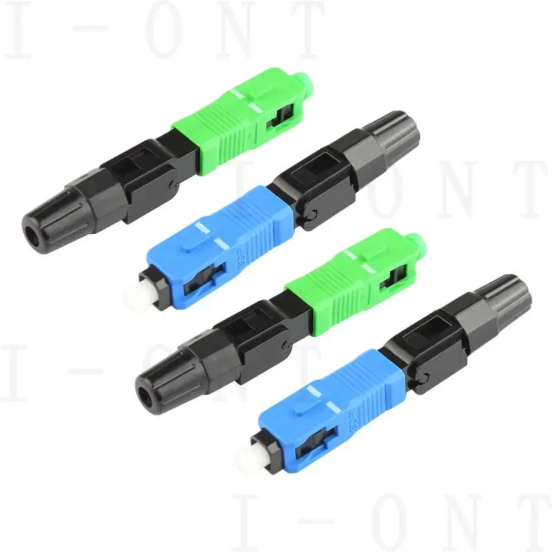 Free Shipping FTTH SC APC UPC Single-Mode Fiber Optic SC Quick Connector FTTH Fiber Optic Fast Connector SC Connector