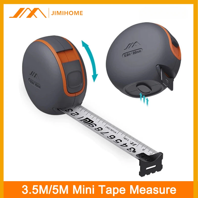 Jimihome 5 м/3 м рулетка с автоматической блокировкой линейка покрытием портативная