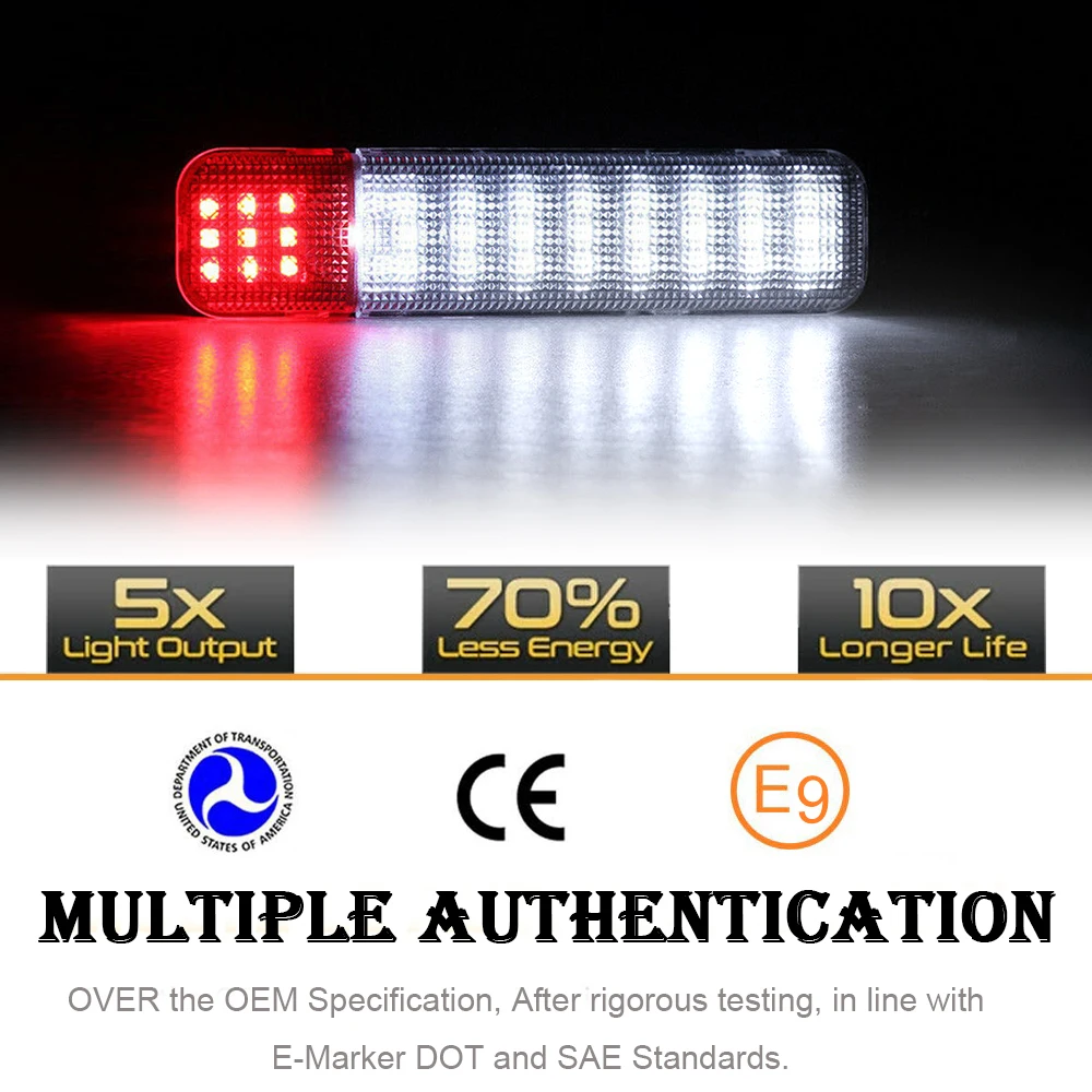 Светодиодный светильник для внутренней дверной панели Hummer H2 GMC Yukon XL 1500 2500 Chevrolet