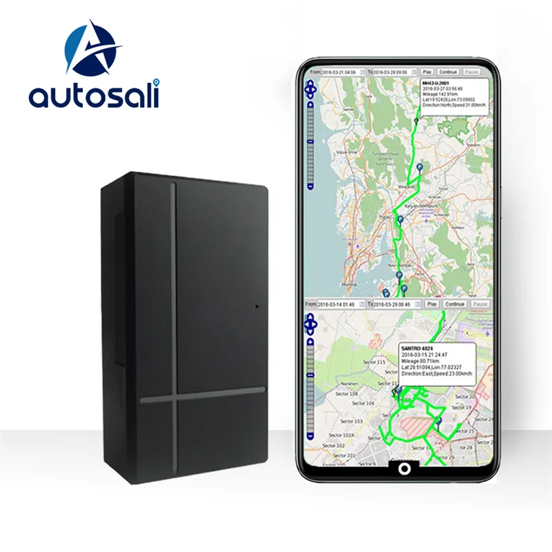 Сильный магнитный мини GPS-трекер с голосовым мониторингом Rastreador Veicular GPS-трекер для детей длительный режим ожидания бесплатное приложение AT02