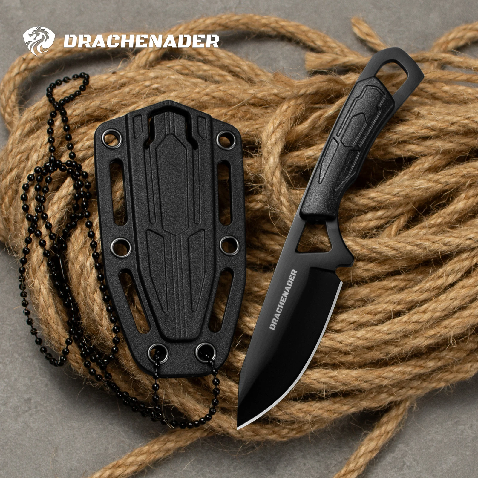 Маленький тактический нож на шею, охотничий нож с фиксированными ...