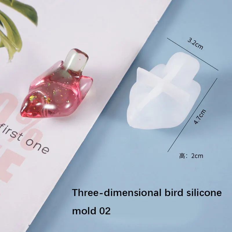 Эпоксидная форма сделай сам имитация птицы набор симпатичная креативная
