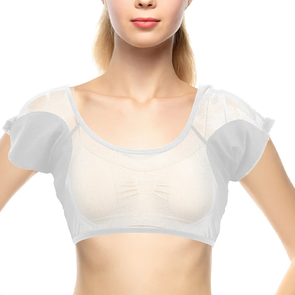 

Womens Tank Tops Sweat Proof Vest Lady Shirts Sports Underarm Girls Nylon Short