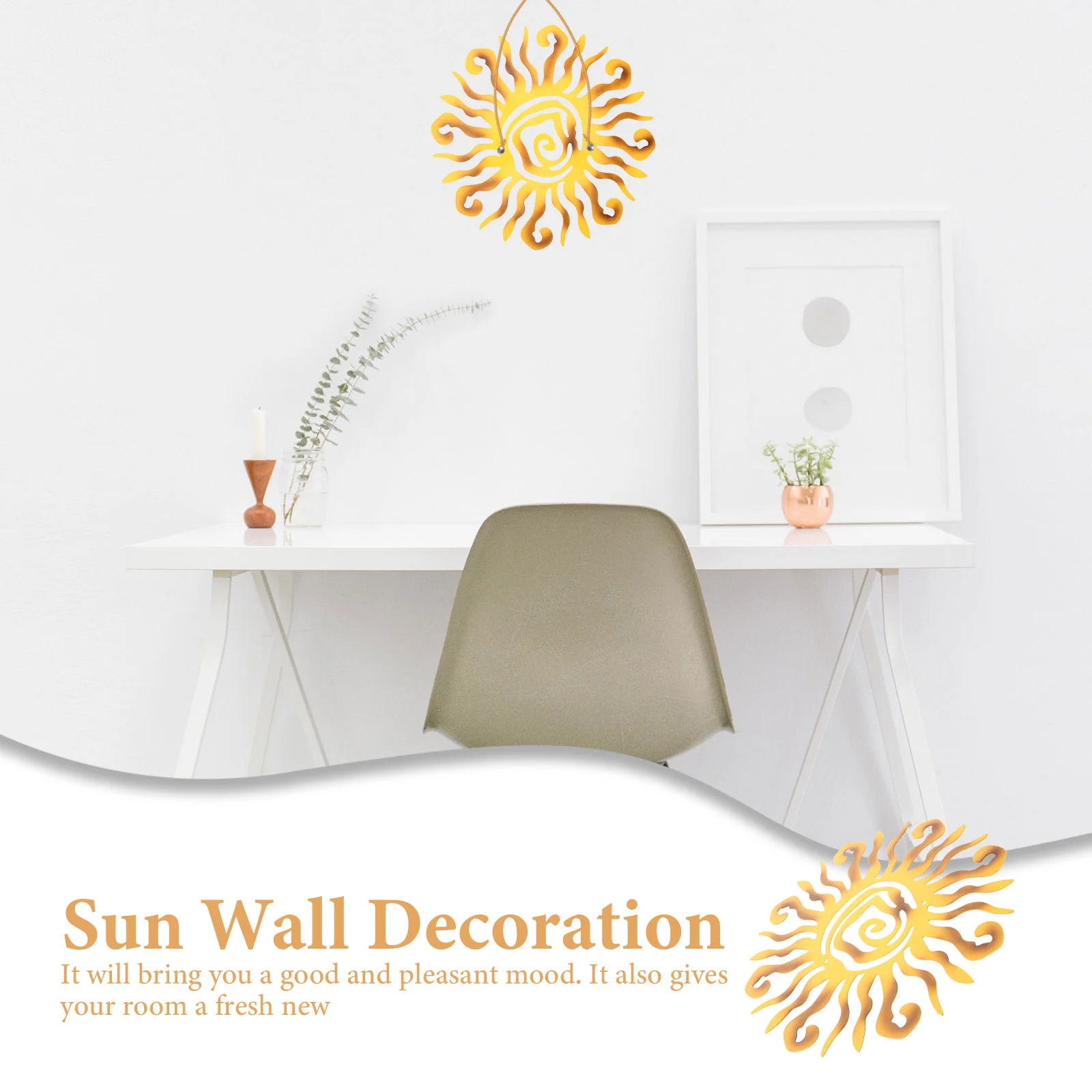 Солнцезащитные поделки железное украшение медальон уличный декор украшения для