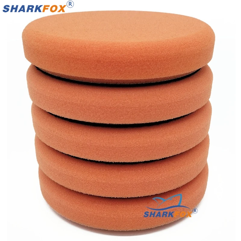 

Полировальные колодки Sharkfox, плоские полировальные накладки 5 дюймов (125 мм)/6 дюймов (150 мм), для автомобильных буферов DA/RO/GA
