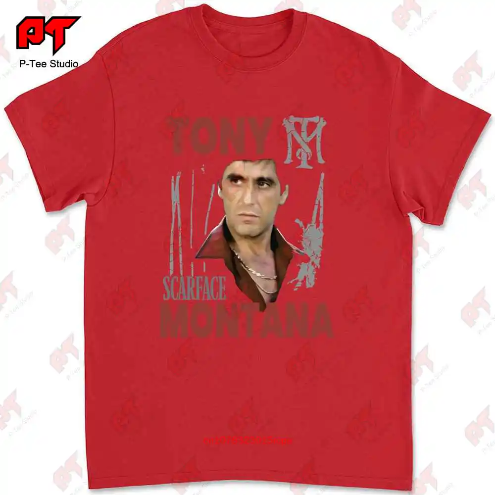 Футболка со смайликом Тони мафия Аль пацино Монтана MVLH