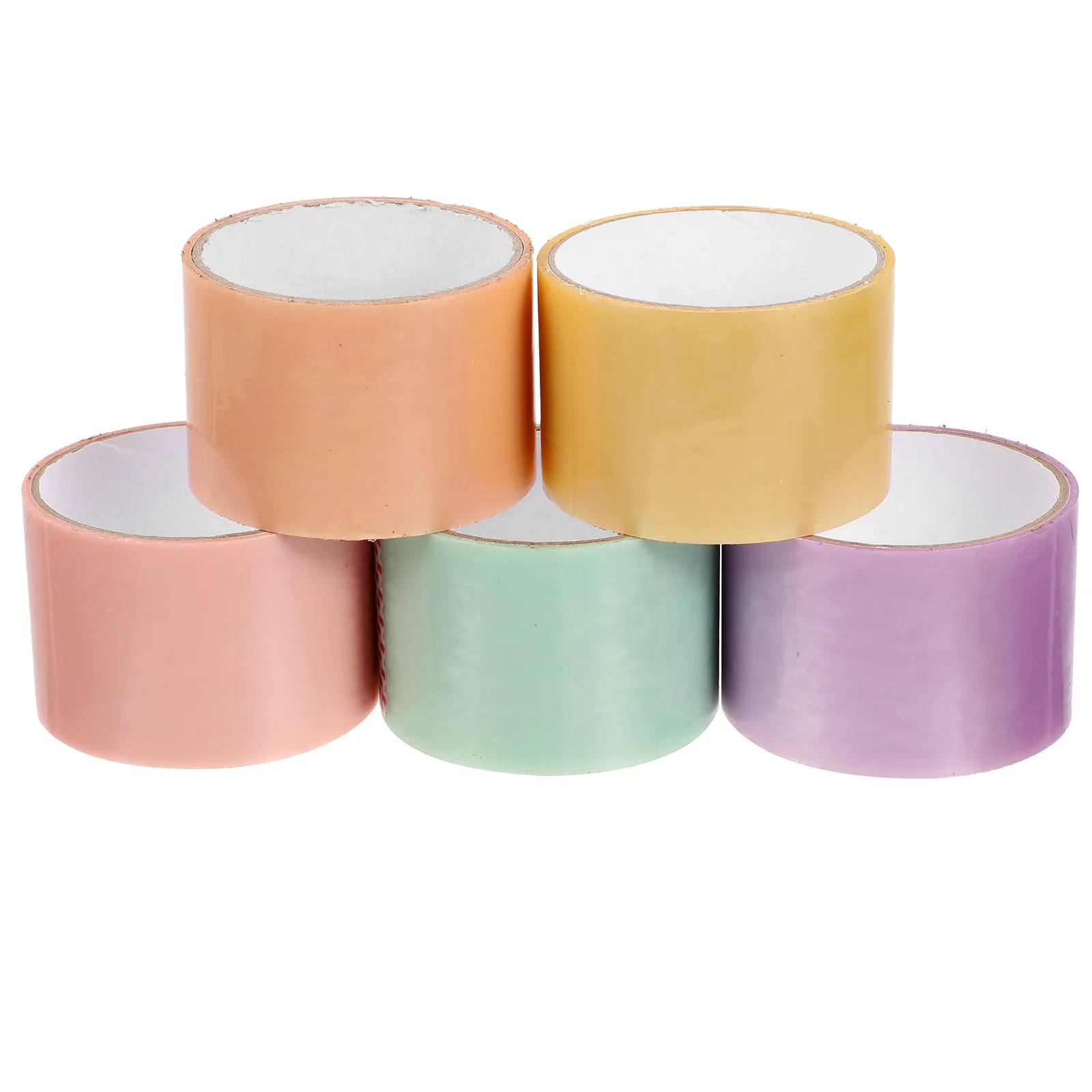 

5 Rolls Goo Ball Tape Decompression Tapes Colored Adhesive Toys Adults Sticky Balls Kids Colorful