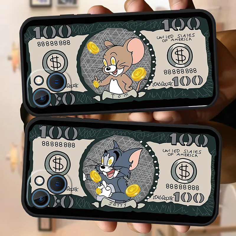 

Cute Cat Mouse Cartoon Funda Phone Case For iPhone 11 13 12 Pro Max 12 13 Mini X XR XS MAX SE 2020 7 8 6s Plus Celular Silicone