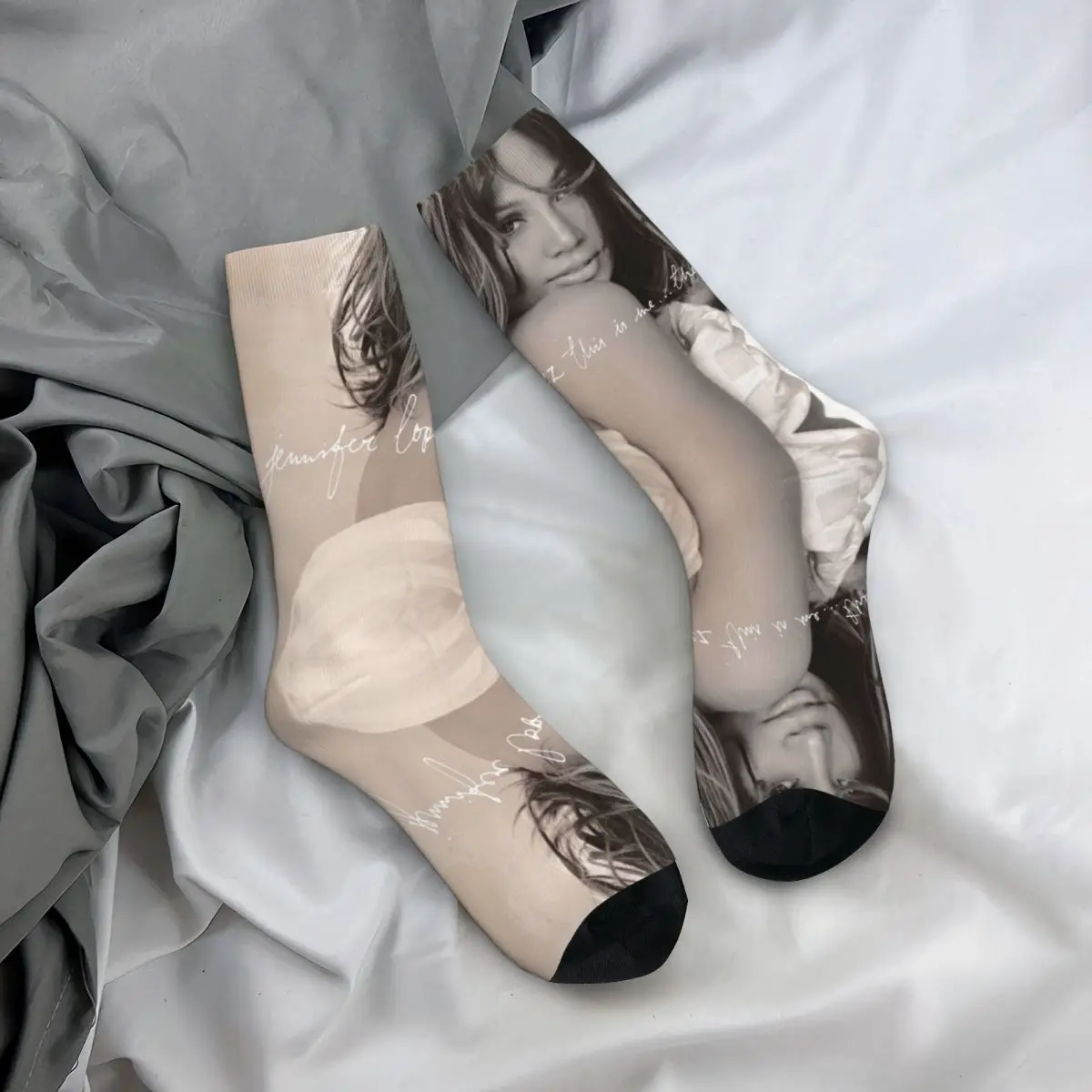 Мужские компрессионные носки в стиле хип-хоп ретро-музыка сумасшедшие унисекс