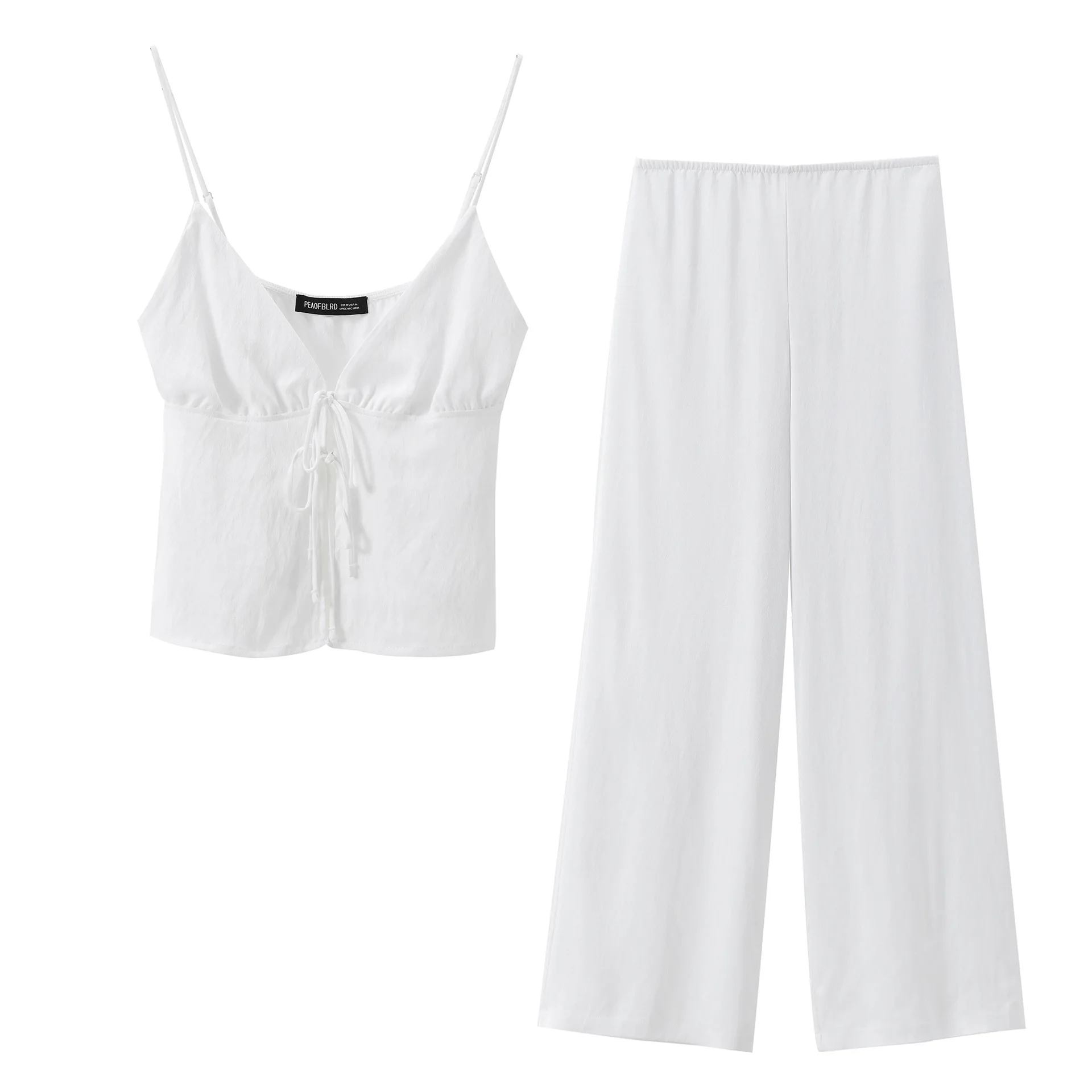 Женский модный костюм с бантом из атласной ткани короткие подтяжки эластичным