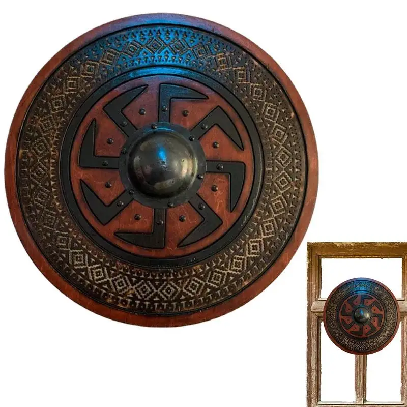 

Viking Wooden Shield Decorative Shield For Office Shield For Cosplay Masquerade Party Cosplay Party Supplies Home Decor Gifts