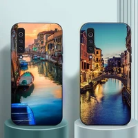 italy sunset sea lanscape phone case for samsung galaxy a s note 10 12 20 32 40 50 51 52 70 71 72 21 fe s ultra plus
