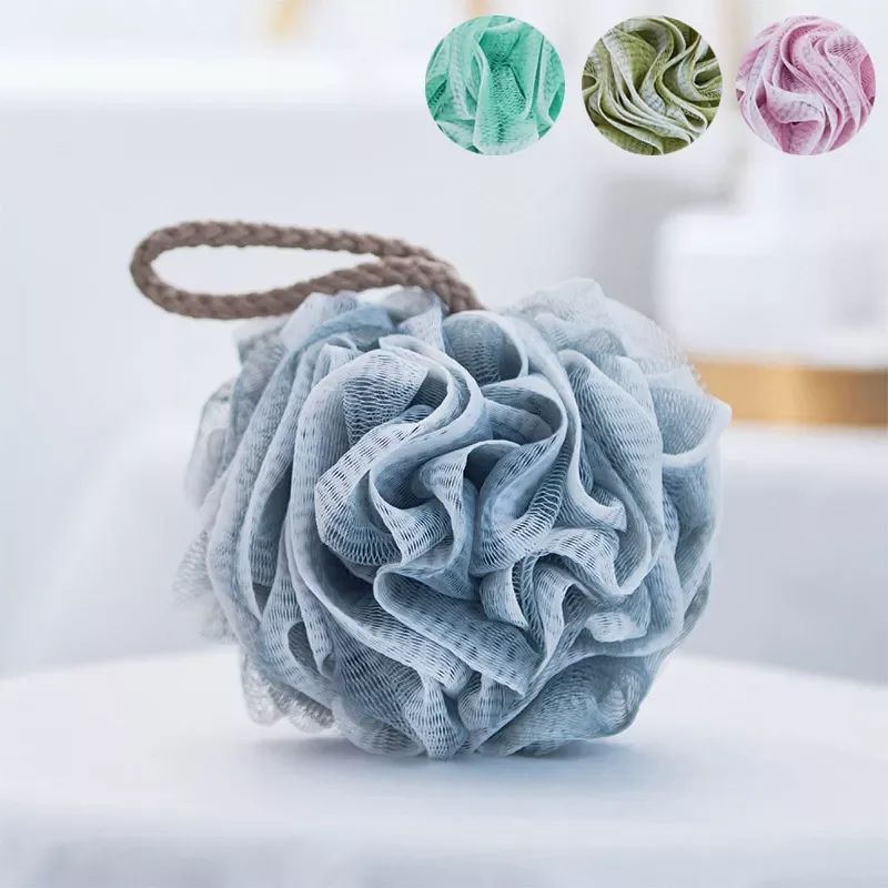 

New in Body Exfoliating Tools Bath Ball PE Shower Balls Soft Bath Towel Scrubber Body Cleaning Mesh Bathroom Accessories christm