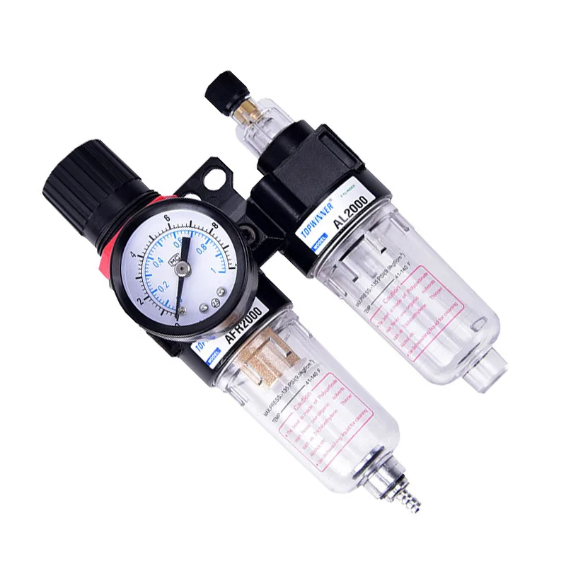 AFC2000 EU Oil Water Separator Regulator Trap Filter Airbrush Air Compressor Pressure Reducing 1/4 |