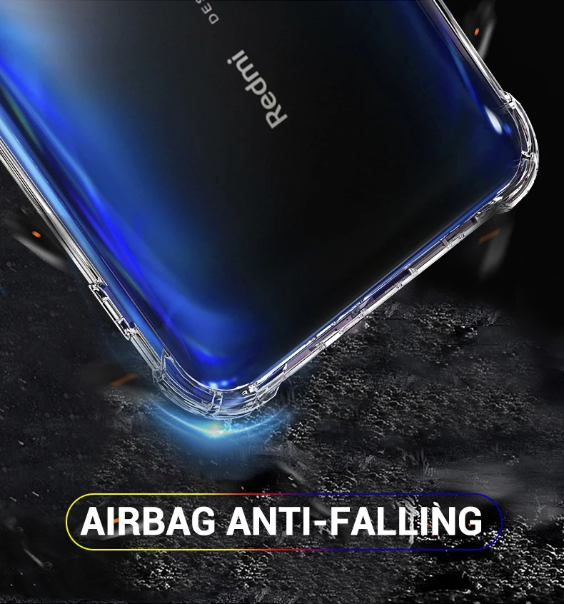 Прозрачный противоударный чехол для телефона Xiaomi Mi 9T Redmi K20 Pro подушка