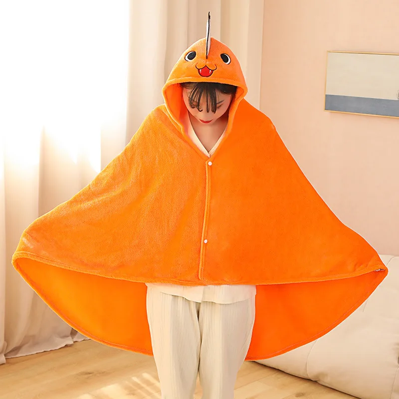 

Anime Chainsaw Man Pochita Plush Blanket Cloak Cosplay Props