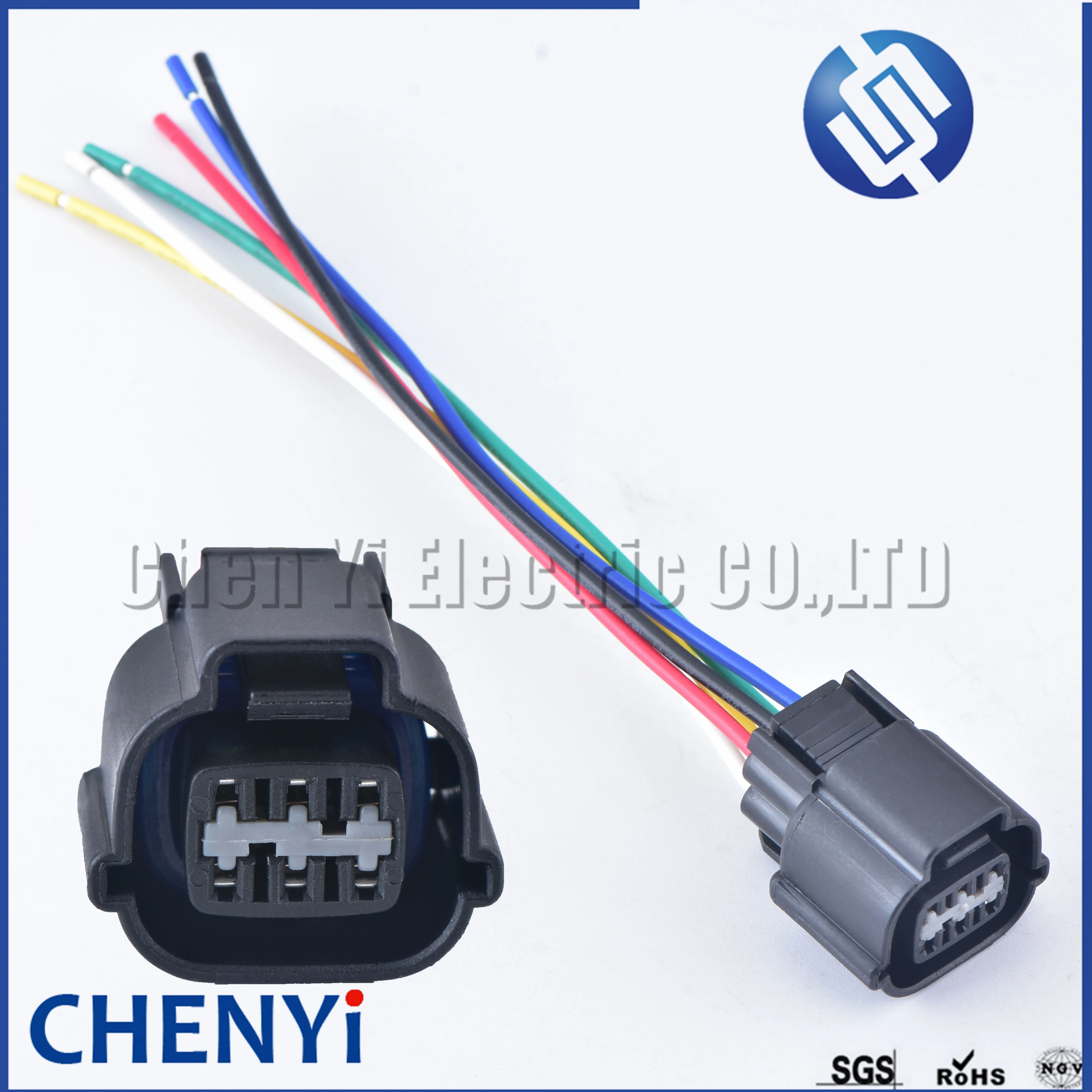 

Автомобильный Коннектор с 6 контактами, автомобильная розетка, подсветка, фотосессия, 4G15 4G18 с проводным жгутом, отверстие для Mazda evo