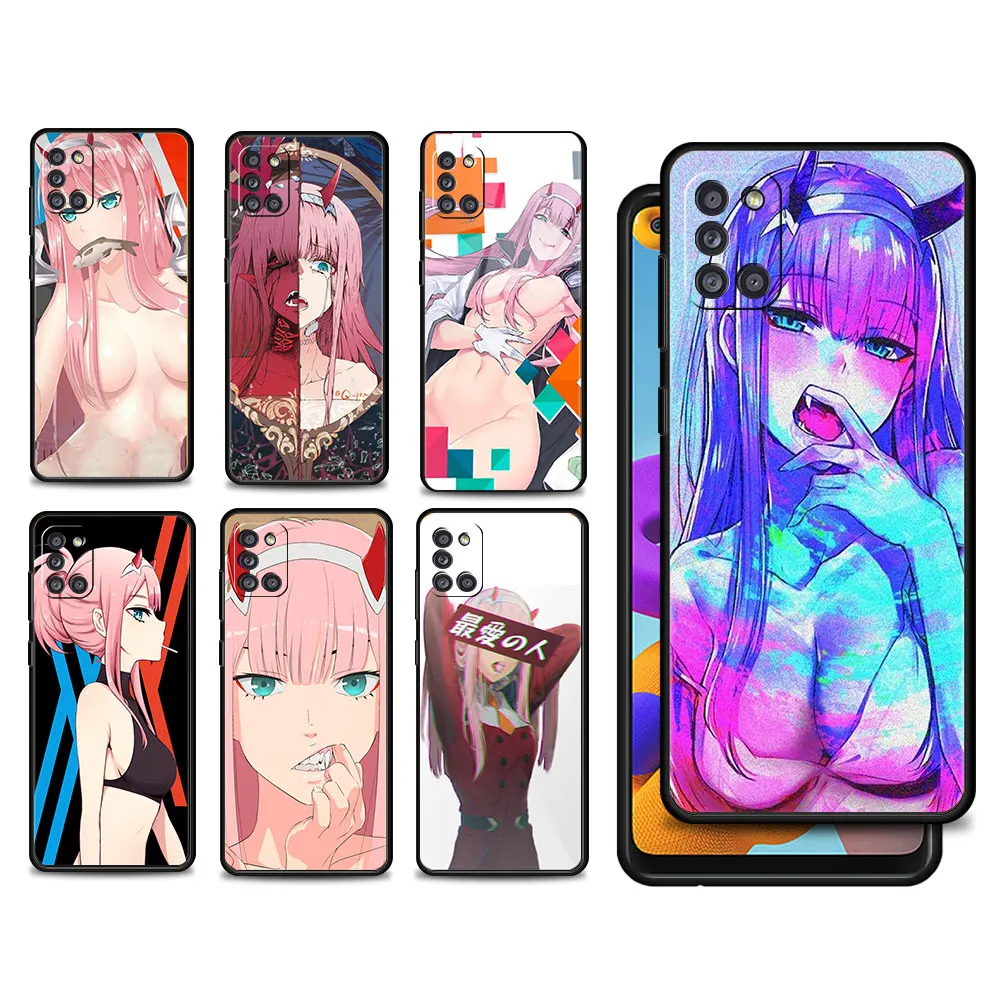 

Phone Cover For Samsung Galaxy A02s A12 A52 A21s A71 A41 A72 A31 A32 4G A51 Luxury Armor Zero Two Darling in the FranXX Anime