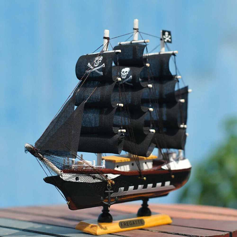 

Модель корабля для домашнего декора парусного судна, Настольная игрушка, подарок, парусная лодка, миниатюрные деревянные игрушки для детей ...