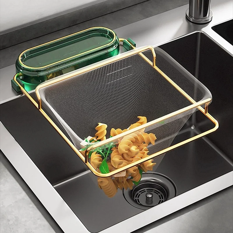 B-Kitchen Стойка для фильтров раковины Складной сетчатый фильтр Угловая полка