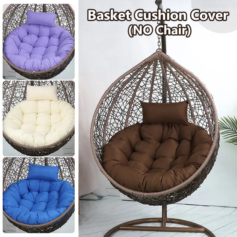 Cushion Cover (no Chair)papasan Round Detachable Pillow Home