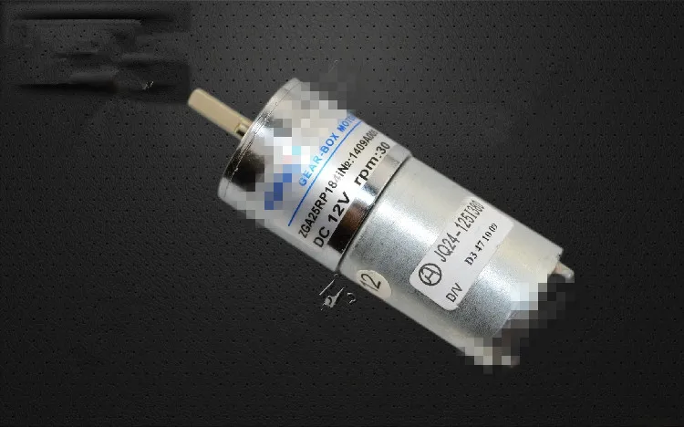 ZGA25RP DC 12 В 24 4 мм Диаметр вала Форма цилиндра Электрический мотор-редуктор