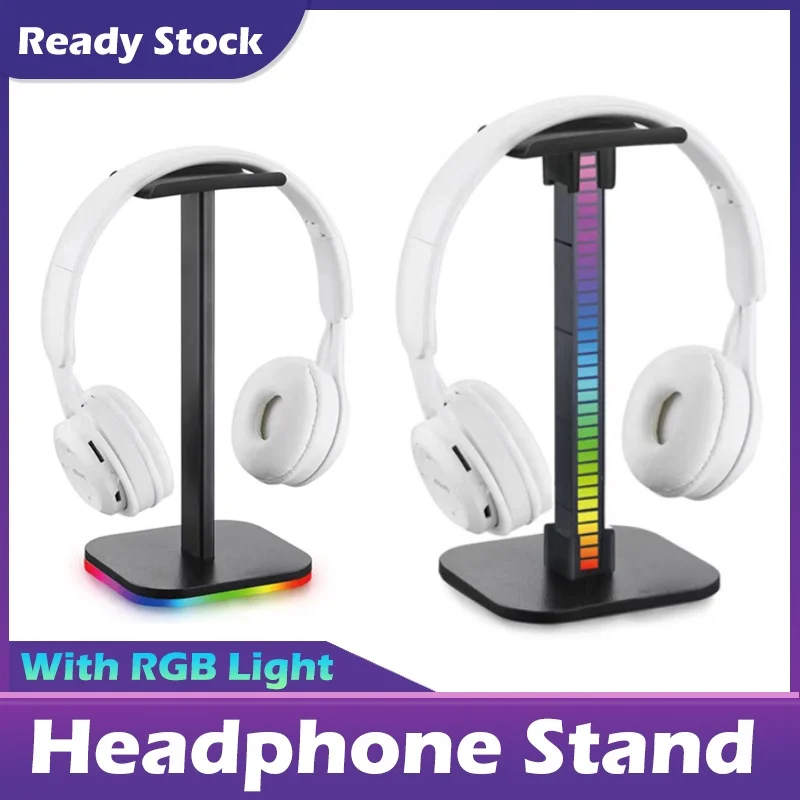 

Подставка для наушников с RGB-подсветкой, игровая подставка для гарнитуры, вешалка для наушников, подставка для подсветки