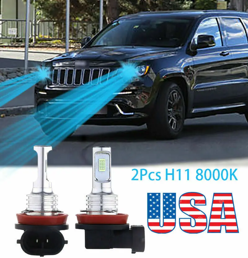 

2x 70W H16 H11 LED Fog Light Bulbs 8000K Fit for Jeep Grand Cherokee 2014-2020