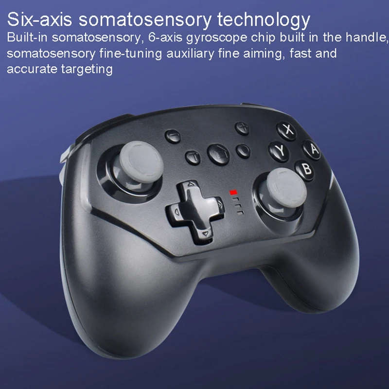 

Беспроводной Bluetooth контроллер геймпада с двойным мотором и вибрацией для системы Switch Pro IOS и Android