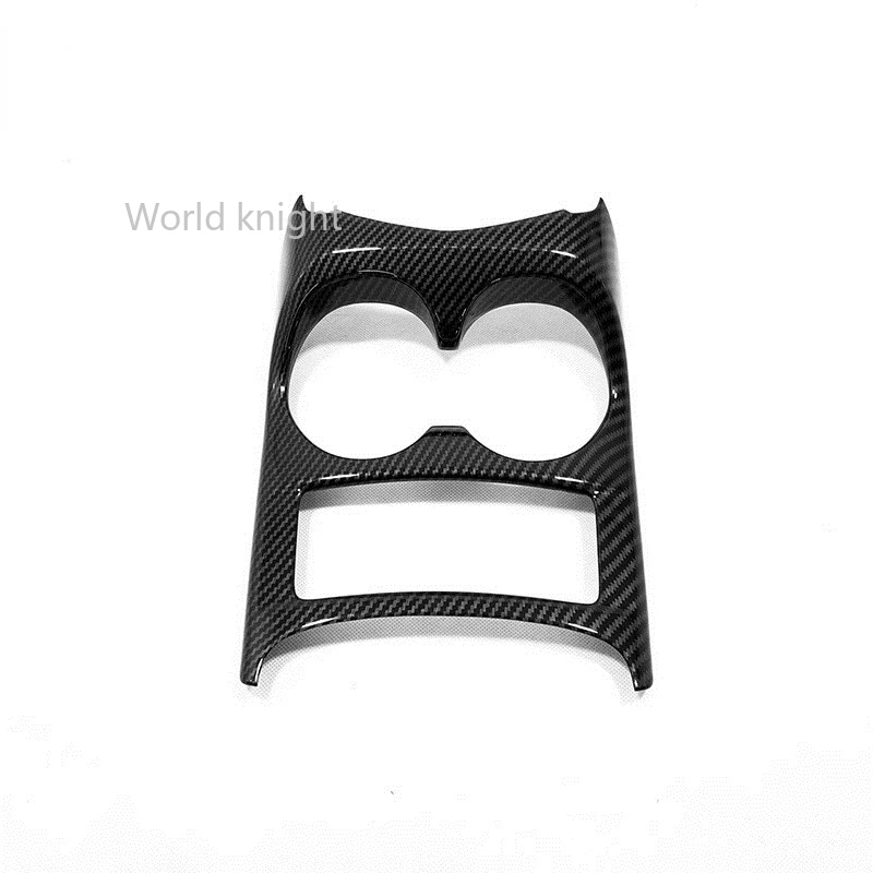 

Water Cup Holder Cover Frame Trim Car Interior Decoration For Nissan Qashqai J11 2018 2019 2020 ABS Imitation carbon fiber
