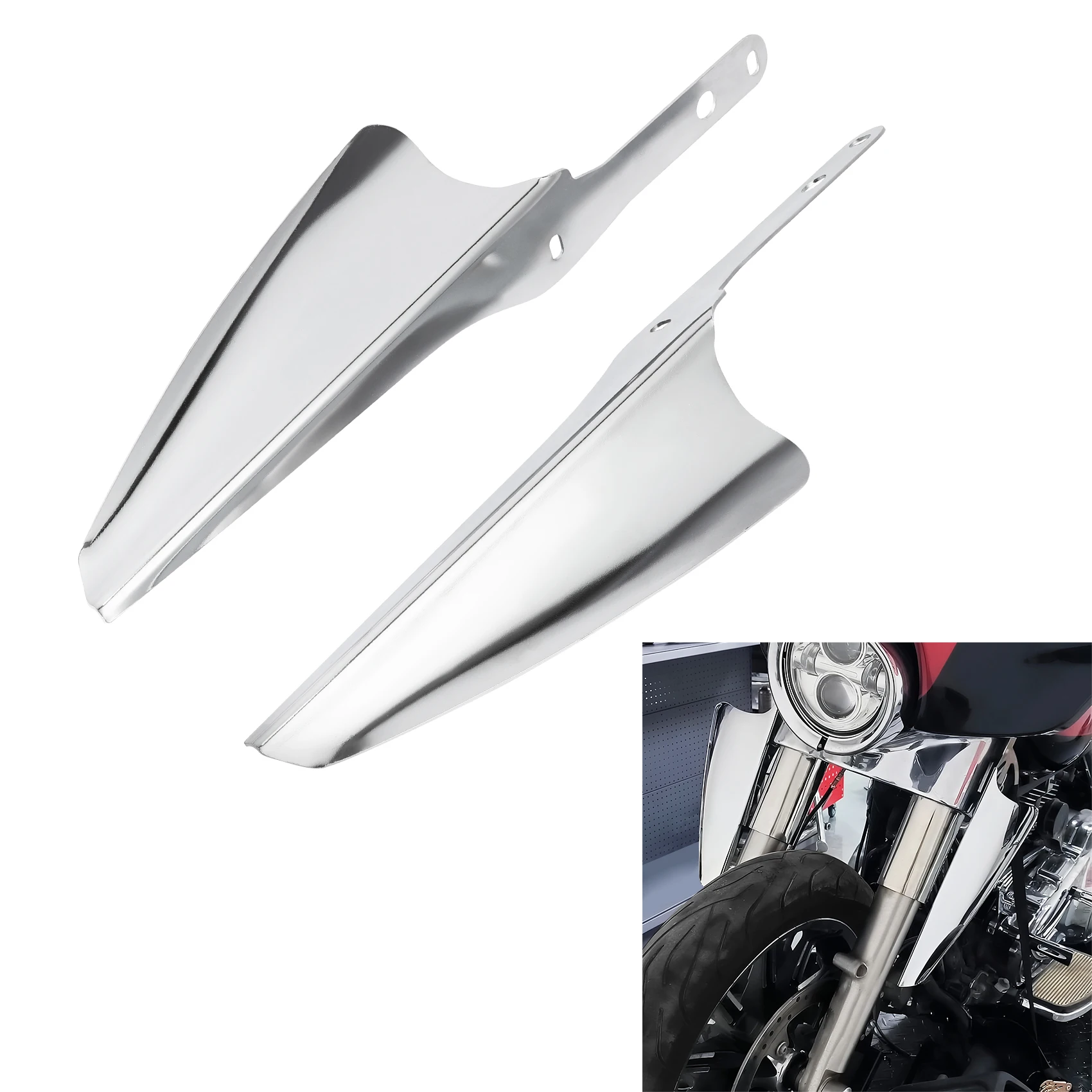 

Боковая обтекатель мотоцикла, накладки спойлера, подходят для Harley Touring Road King FLHR FLHRC 1995+