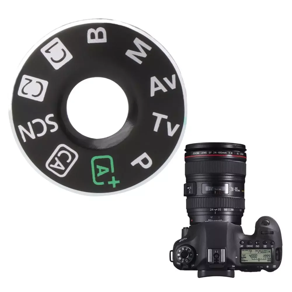 

Camera Function Dial Mode Interface Cap Button Repair Parts For Canon EOS 6D New