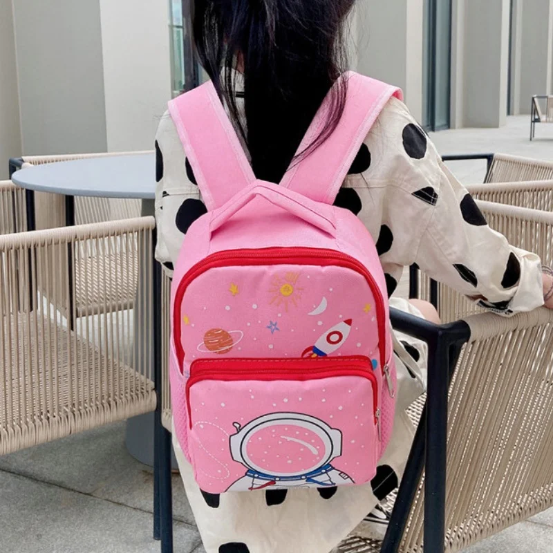 Children Cute Astronaut Rocket Fashion Backpacks New Popular Girl Boy Students Cartoon Lightweight Schoolbags for Travel Hot