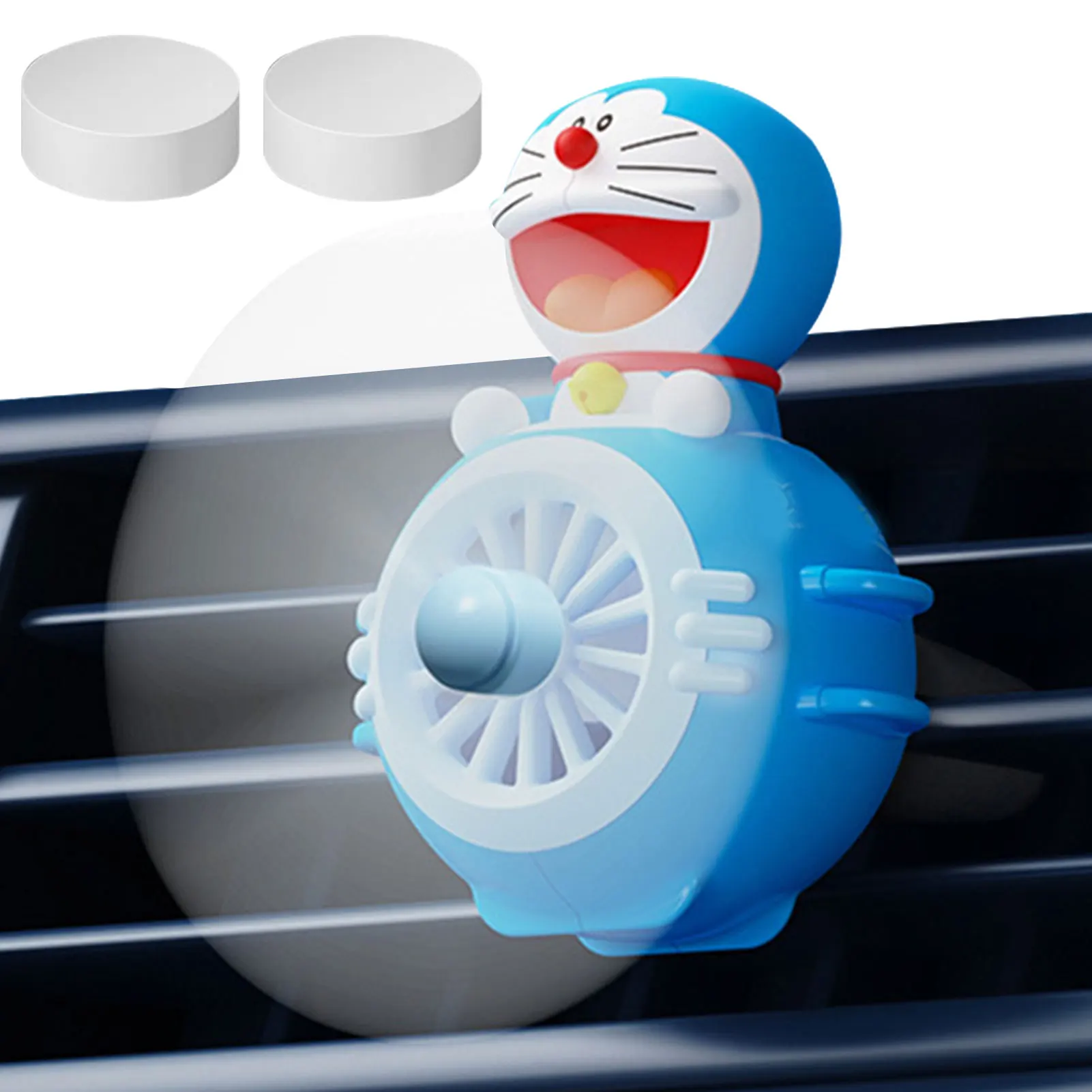 

Car Air Freshener Anime Figure Machine Cat Air Outlet Aromatherapy Lasting Fragrant Car Interior Accessories Decoration Supplies