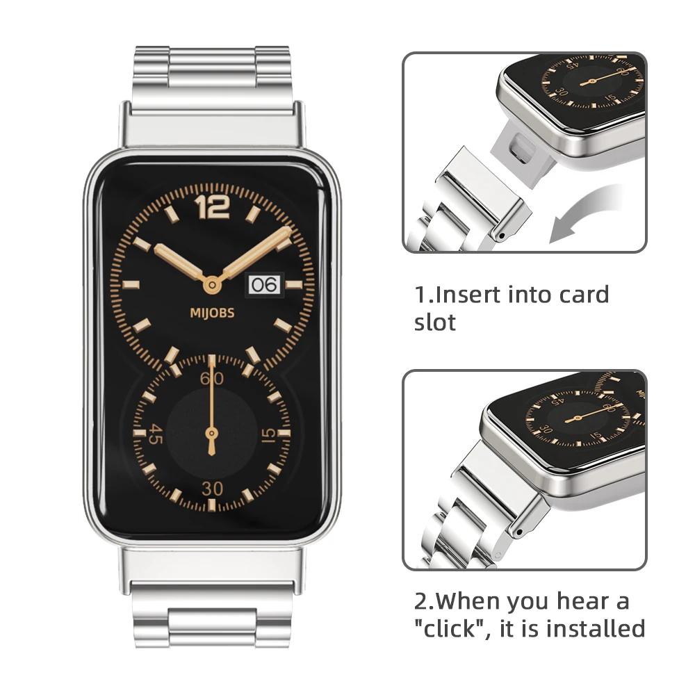 Металлический ремешок для Mi Band 7 Pro