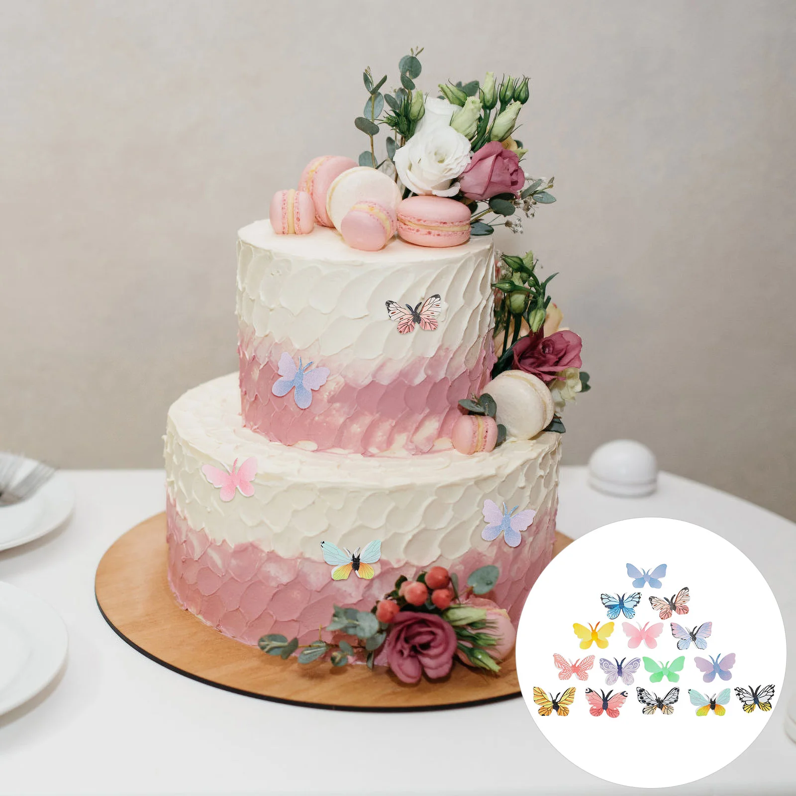 

72 шт. рисовая бумага для капкейков