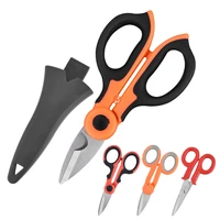 electrician scissors stripping wire cable cutter plumbing wire stripper high carbon steel scissors household shears hand tools