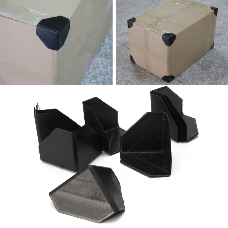 

10 Pcs Shipping Box Frame Corner Protectors Plastic Packaging Edge Protectors for CASE Carton Cabinet Edge Safety Guard