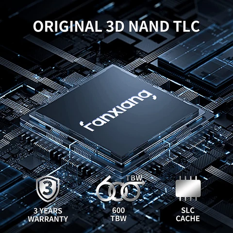 Fanxiang Custom Link S102Pro 2,5-дюймовый SATA SSD 500 ГБ 1 ТБ 2 ТБ 560 МБ/с Жесткий диск SSD SATA Внутренний твердотельный диск для ноутбука ПК