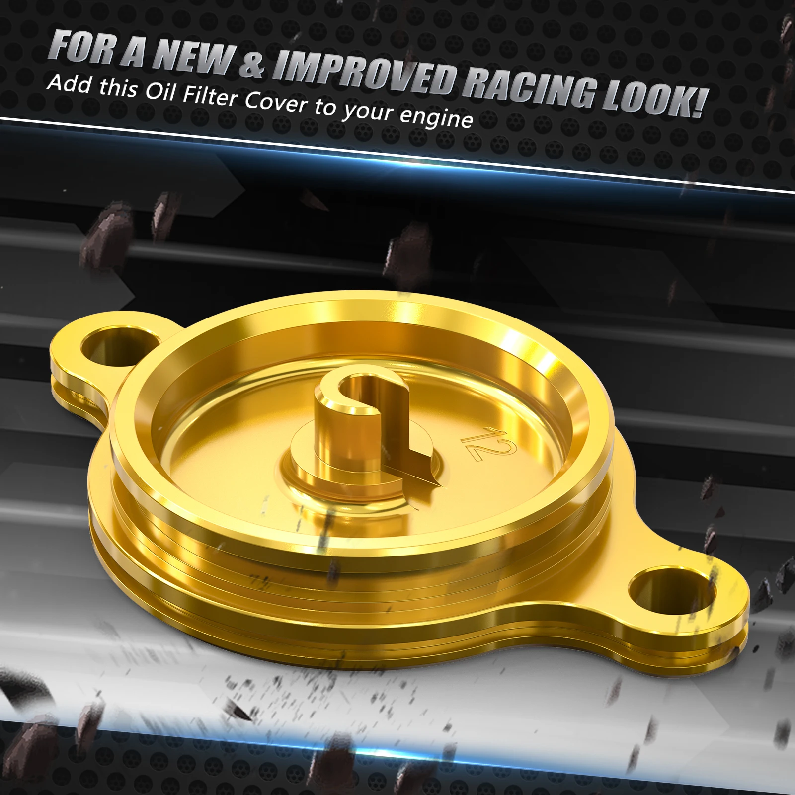 Для Suzuki RM250 RM450 2007-2019 RMX450Z 2010-2017RM 250 450 RMX 450Z NICECNC двигатель мотоцикла масляный фильтр