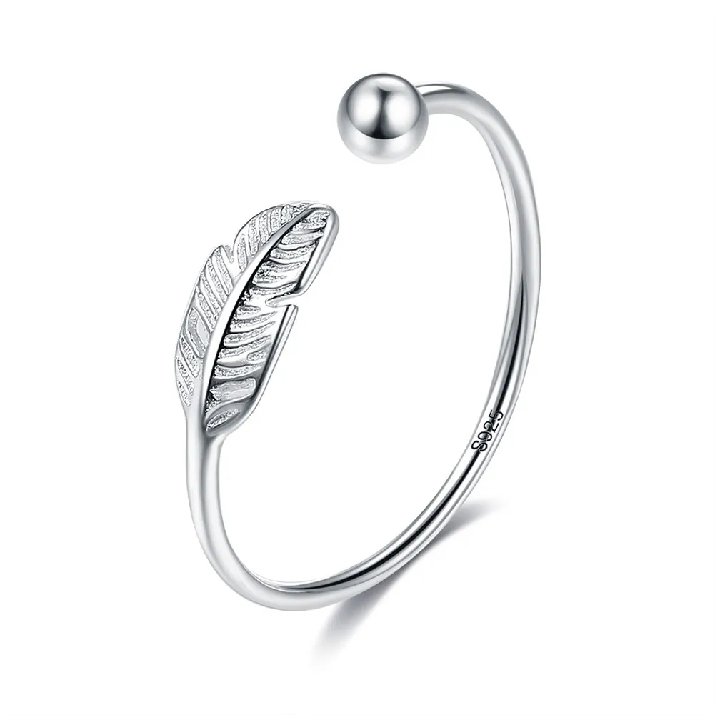 

Silver Ring Female Sen Series Sweet Leaf Ring
