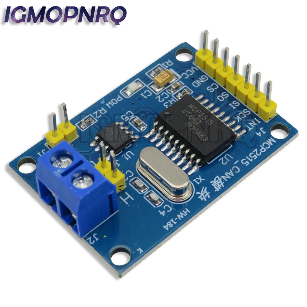 Модуль CAN-шины PUMUDDSY MCP2515 5V TJA1050 приемник SPI для Arduino Diy Kit MCU контроллер рычага