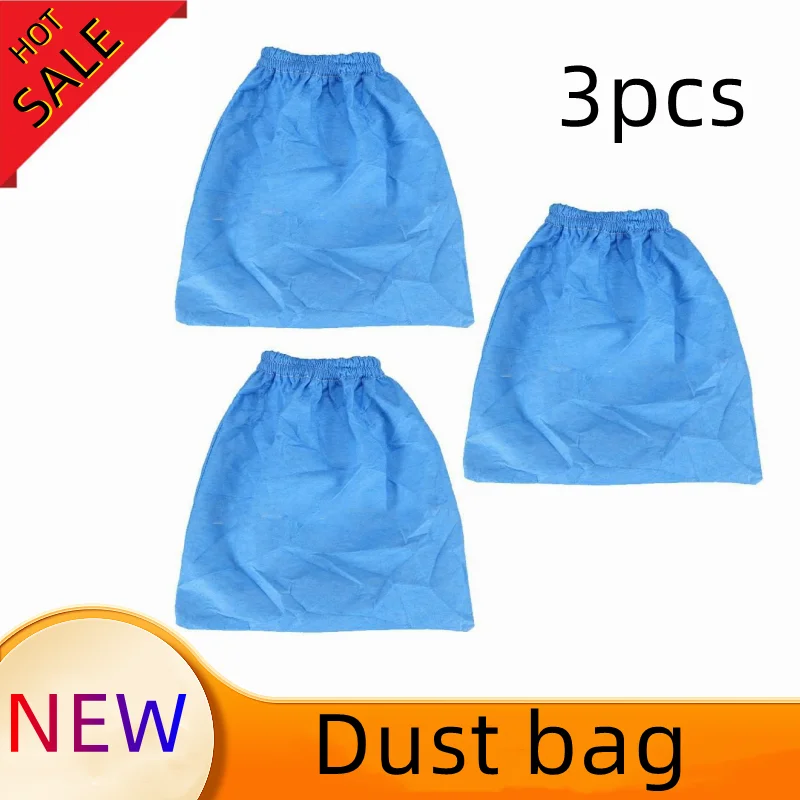 3 pçs saco de tecido filtro de matéria têxtil filtro molhado para einhell molhado seco aspirador de pó saco de filtro aspirador